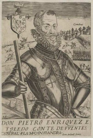 Bildnis des Pietro enriqvez e Toledo de Fventes