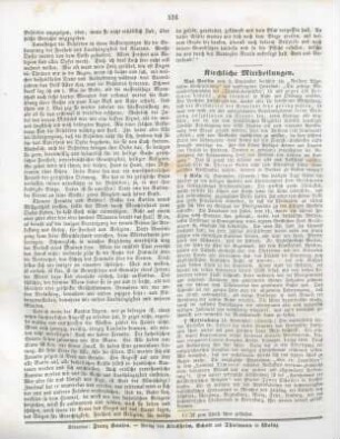 524 Kirchliche Mittheilungen