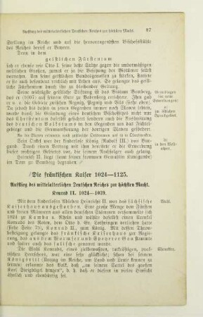 Die fränkischen Kaiser 1024-1125