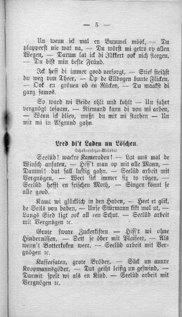 Leed bi't Laden und Löschen.