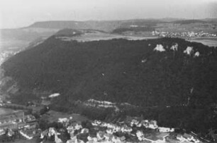 Lichtenstein : Blick auf Lichtenstein am Hang