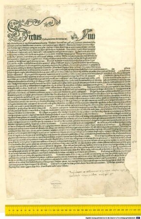 Bulla indulgentiarum Thesauri sacratissimae passionis. Rom, 1479.07.12.