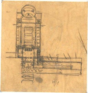 Fischer, Theodor; Köln; Werkbundausstellung, Wandelhalle - Grundriss