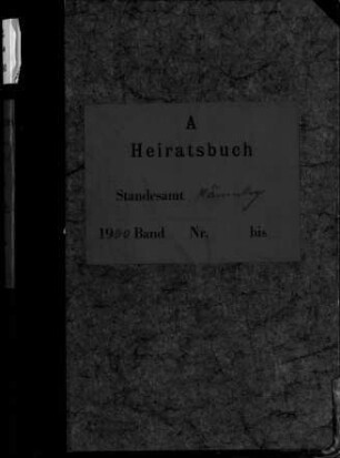 Namensregister Standesamt Mitte, ab 1974 Standesamt I