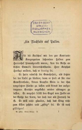 Kleine Könige : Roman von Maurus Jókai, 2