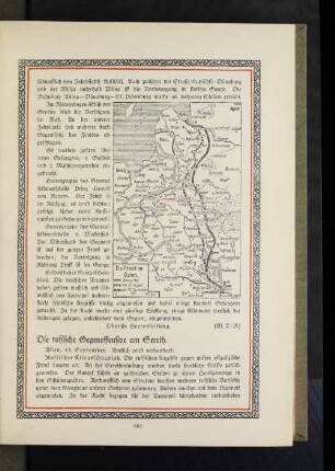 Die russische Gegenoffensive am Sereth.
