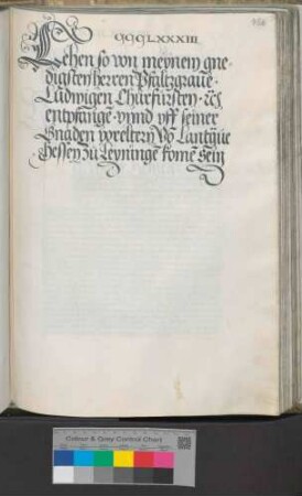 Aktivlehen der Grafschaft Leiningen (Titelei)