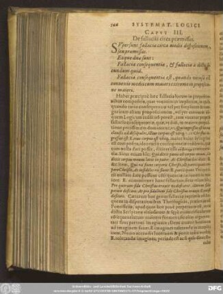 Caput III. De fallaciis circa praemissas.