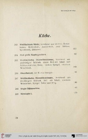 Küche (Nr. 283-289)