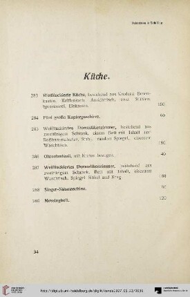 Küche (Nr. 283-289)