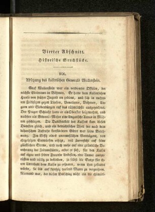 Vierter Abschnitt. Historische Bruchstücke.