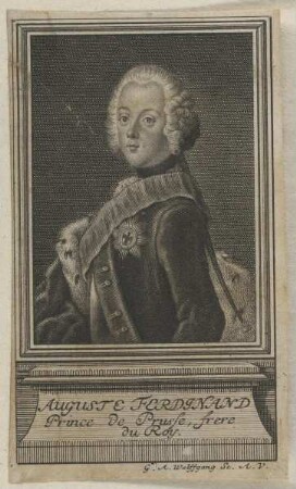 Bildnis des Prinzen August Ferdinand von Brandenburg-Preußen