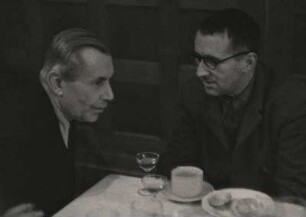 Herbert Ihering und Bertolt Brecht