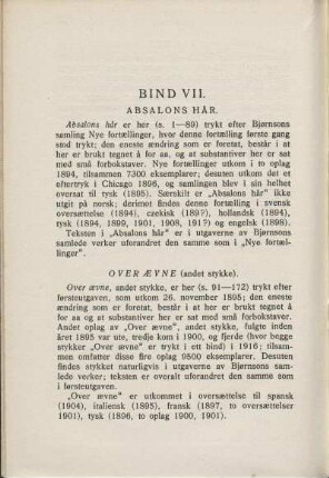 Bind VII.
