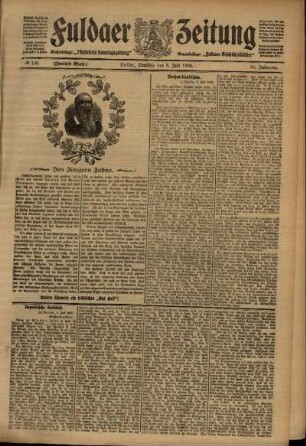 Zweite Ausgabe vom Samstag, den 03. Juli 1909.