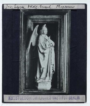 Eyck, Verkündigung (Madrid TBM 1933.11.2) : Billdausschnitt