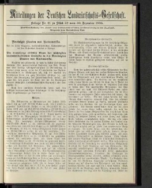 Beilage Nr. 21 zu Stück 52 vom 30. Dezember 1905.