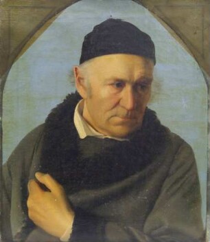 Alter Mann mit Kappe