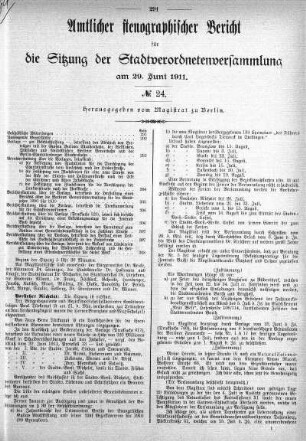 No. 24, 29. Juni 1911
