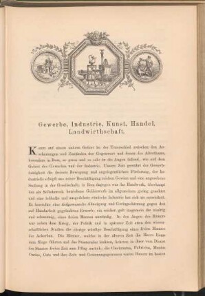 Gewerbe, Industrie, Kunst, Handel, Landwirthschaft.