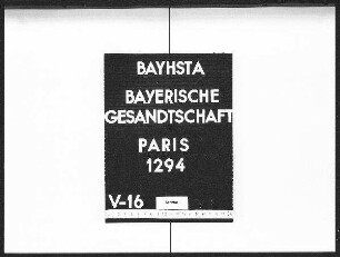 Die Bewerbung des brasilianischen und italienischen Konsuls de Sousa in Kalkutta um ein bayerisches Konsulat in Kalkutta