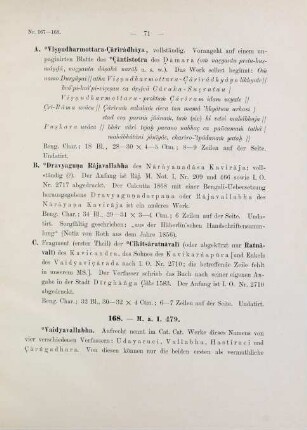 62-75, Medicin (Nr. 141-178)