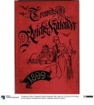 Trowitzsch's Reichs-Kalender 1899.