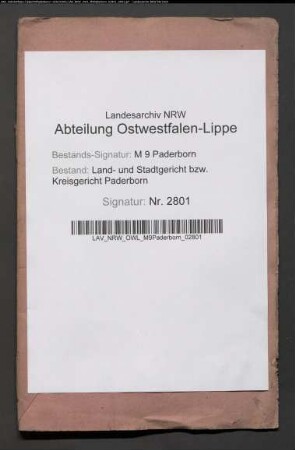 Erblasser: Marceller, Maria Catharina, geb. Kligge: