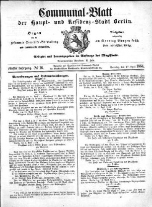 1864,16: No. 16, 17. April 1864