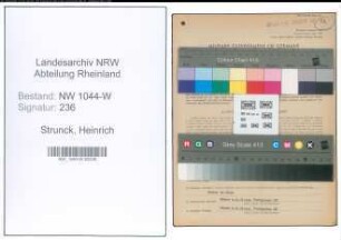 Entnazifizierung Heinrich Strunck , geb. 04.08.1898 (Fabrikarbeiter)