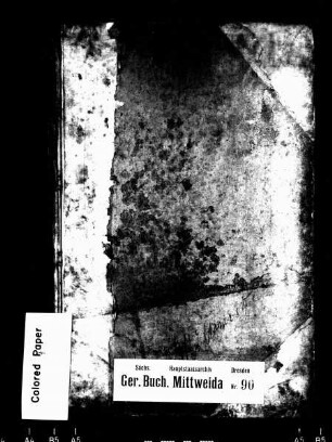 Gerichtshandelsbuch von Königshain (bei Mittweida), Bd. 2