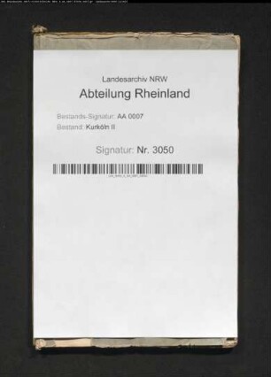 Rechnung des kurfürstlichen Kriegskommissariats betreffend die Mobilmachung des kurkölnischen Reichskontingents