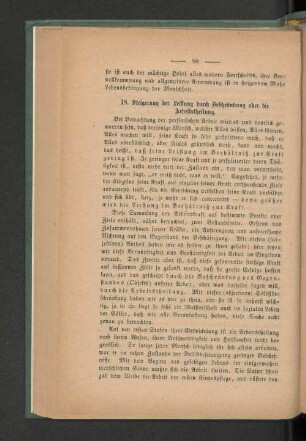 18. Steigerung der Leistung durch Beschränkung oder die Arbeitstheilung.