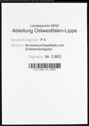 Kirchenbuchduplikat der evangelischen Gemeinde Eickel, Stadt Wanne-Eickel (G 1815-1834, H 1819-1828, H 1831-1834, T 1815-1834). (Gemeinde: Evangelische Gemeinde, Eickel)