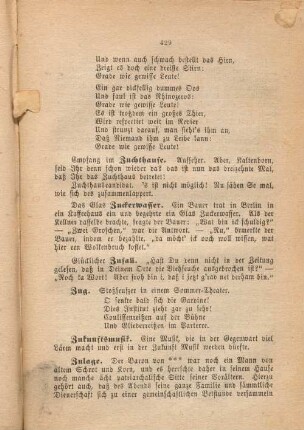 Glücklicher Zufall.