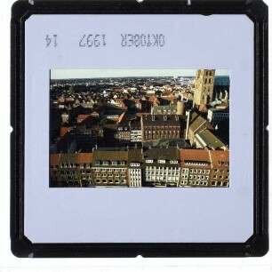 Lübeck, Marienkirche : Blick von St. Petri Kirche nach Norden
