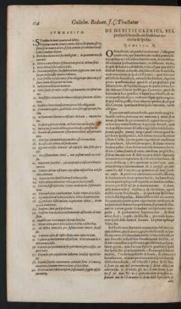 De Debitis Clerici, Vel praelati solvendis. ex fructibus ecclesiae & spoliis. Quaestio. X.
