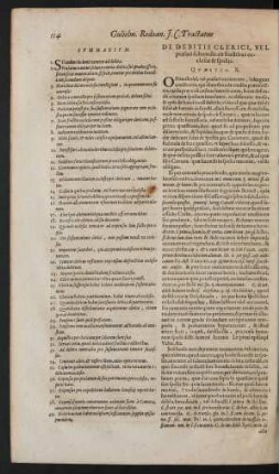 De Debitis Clerici, Vel praelati solvendis. ex fructibus ecclesiae & spoliis. Quaestio. X.