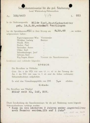 Milde, Karl