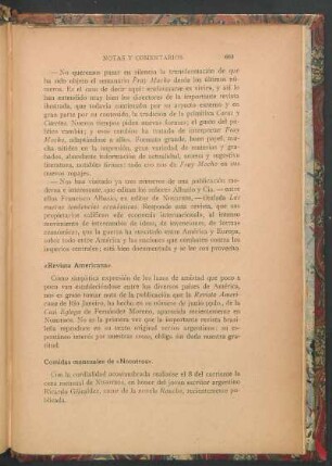 Comidas mensuales de "Nosotros"