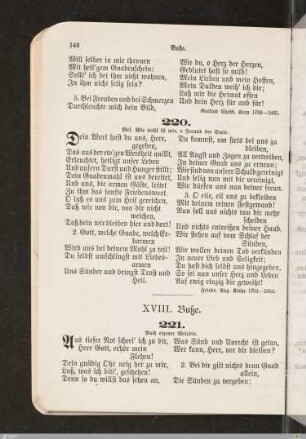 XVIII. Buße