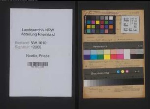 Entnazifizierung Frieda Noelle , geb. 18.01.1884 (Lehrerin)