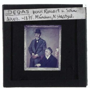Degas, Henri Rouart und sein Sohn Alexis