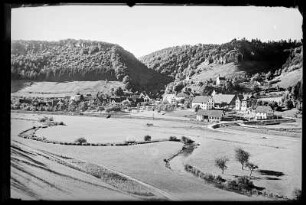 Schwäbische Alb, Hütten. Ortsansicht