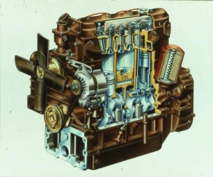 Fotografie: Verbrennungsmotor, Dieselmotor