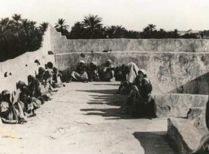 Ghadames, Libyen. Koranschule auf dem Dach einer Moschee