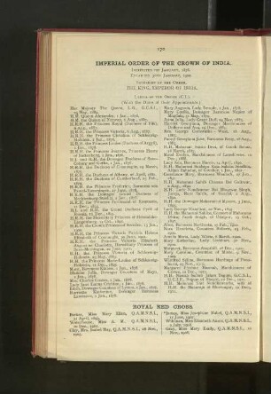 Recipients of the Red Cross