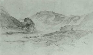Elbtal mit der Burgruine Schreckenstein