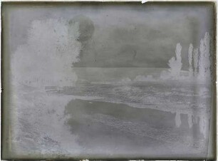 Flusslandschaft bei Niedrigwasser