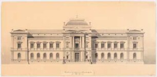 Kunstschule, Pforzheim: Hauptansicht 1:50